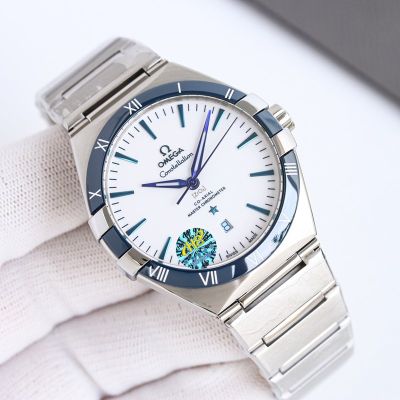 Omega 5th Constellation 41MM 8900 Movement 316L Steel Men Mechanical Fake Watch
